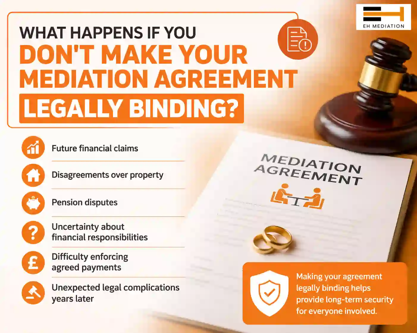 What Happens If You Don't Make Your Mediation Agreement Legally Binding Macclesfield?
